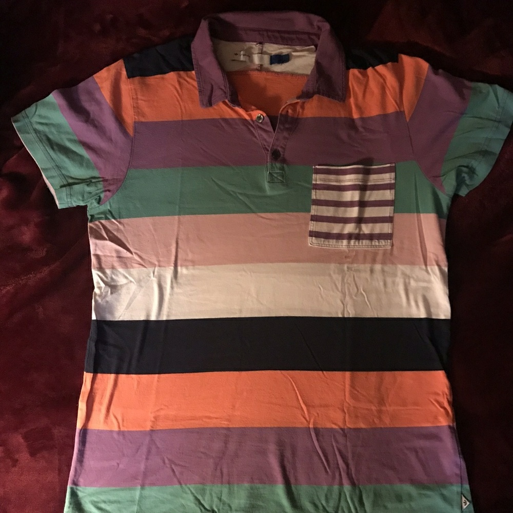 ADIDAS ORIGINALS COLOR BLOCK POLO